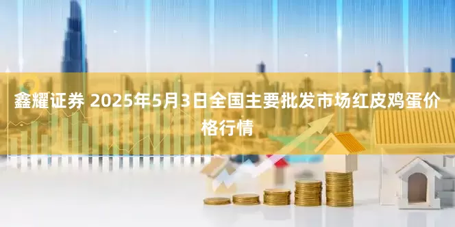 鑫耀证券 2025年5月3日全国主要批发市场红皮鸡蛋价格行情